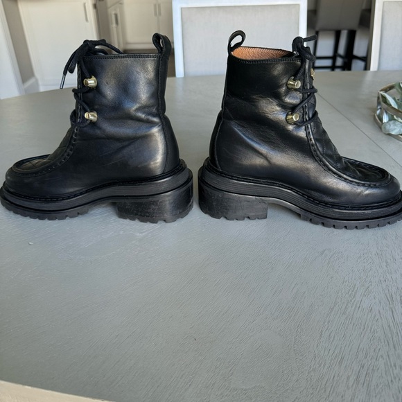 SANDRO Eldorado Black Leather Boots - Picture 9 of 12